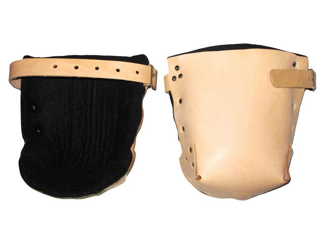 Double Felt Knee Pads with Leather Straps