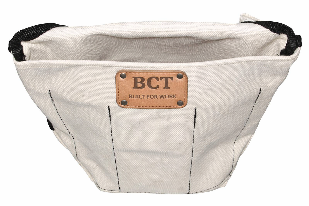 Canvas Nut & Bolt Bag w/ 3 Pockets Inside